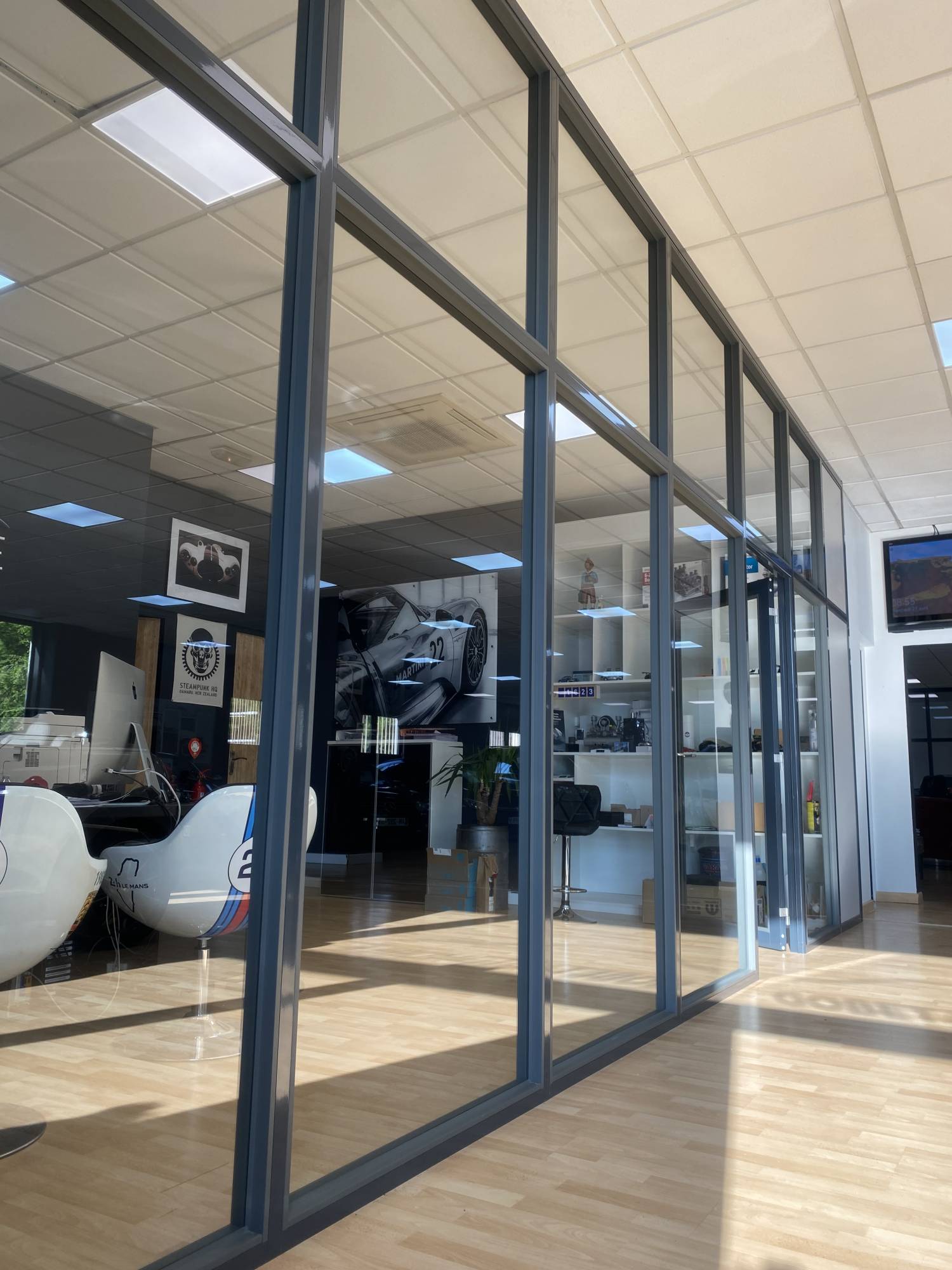 Mise en place d'un bureau d'accueil pour la société Gobet Automobile à Villefranche-sur-Saône